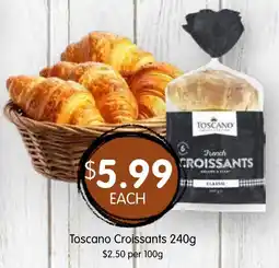 Spudshed Toscano Croissants offer