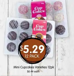 Spudshed Cup Cakes Mini Cupcakes Varieties offer