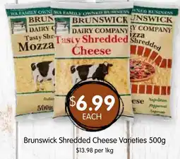 Spudshed Brunswick Shredded Cheese Varieties offer