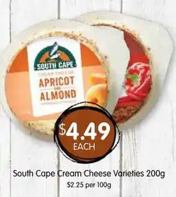 Spudshed South Cape Cream Cheese Varieties offer