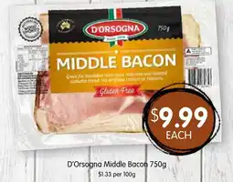 Spudshed D'Orsogna Middle Bacon offer