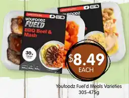Spudshed Youfoodz Fuel'd Meals Varieties offer