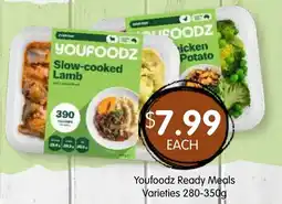 Spudshed Youfoodz Ready Meals Varieties offer