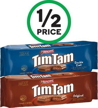 Woolworths Arnott’s Tim Tam 160-200g offer