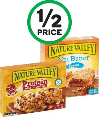 Woolworths Nature Valley Protein Bars 160g Pk 4 or Nature Valley Nut Butter Bars 152g Pk 4 offer