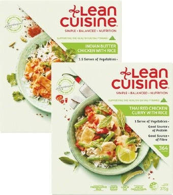 Woolworths Lean Cuisine Dinner Meals 375g – From the Freezer offer