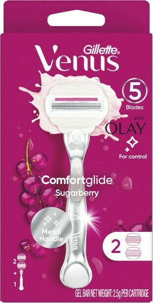 Gillette Venus Comfortglide Sugarberry Razor Pk 1