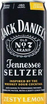 Jack Daniel’s Tennessee Seltzer Zesty Lemon Cans 4x330ml