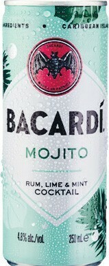Bacardi Mojito Cans 4x250ml