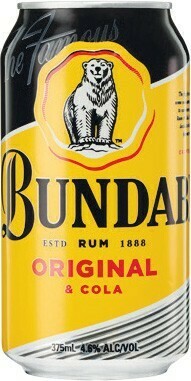 Woolworths Bundaberg Rum & Cola Cans 10x375ml offer