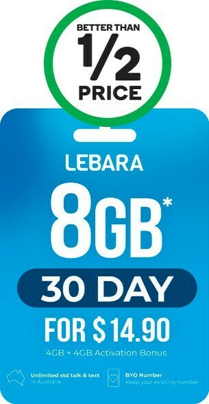 Woolworths Lebara Starter Kit XS# offer