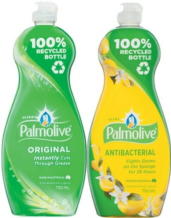 Coles Palmolive Dishwashing Liquid 700mL-750mL or Complete 500mL offer