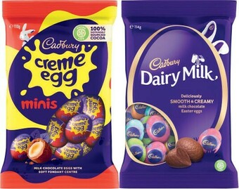 Coles Cadbury Egg Bag 110g-125g offer