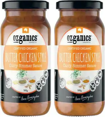 Coles Ozganics Organic Simmer Sauce 500g offer