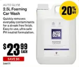 SuperCheap Auto Auto Glyn 2.5L Foaming Car Wash offer