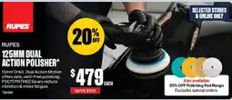 SuperCheap Auto Rupes 125mm Dual Action Polisher offer