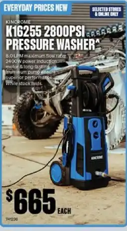 SuperCheap Auto Kingrome K16255 2800PSI Pressure Washer offer