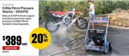 SuperCheap Auto Toolpro 6.5Hp Petrol Pressure Washer offer