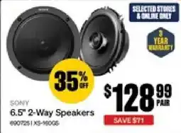 SuperCheap Auto Sony 6.5" 2-Way Speakers offer