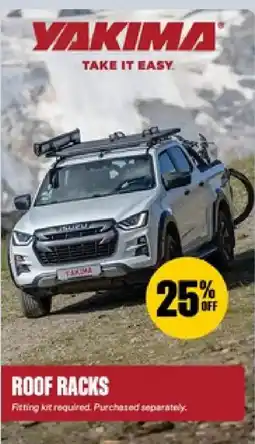 SuperCheap Auto Yakima Roof Racks offer