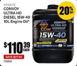 SuperCheap Auto Penrite Convoy Ultra HD Diesel 15W-40 Engine Oil offer