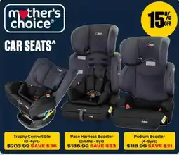 SuperCheap Auto Mother's choice car seats Trophy Convertible offer