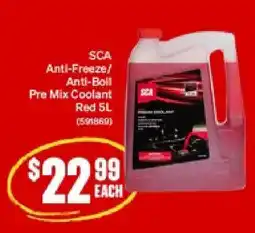 SuperCheap Auto SCA Anti-Freeze/ Anti-Boil Pre Mix Coolant Red offer
