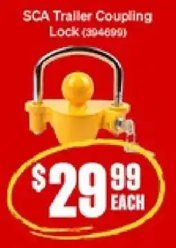 SuperCheap Auto SCA Trailer Coupling Lock offer