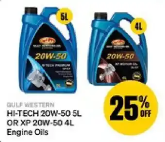 Gulf Western Hi-Tech 20W-50 Engine Oil