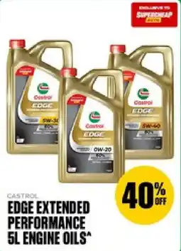 SuperCheap Auto Castrol Edge Extended Performance Engine Oils offer