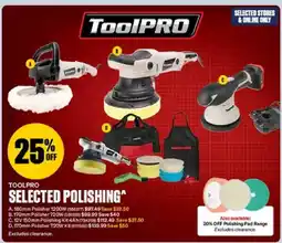 SuperCheap Auto ToolPRO Selected Polishing offer