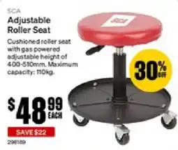 SuperCheap Auto SCA Adjustable Roller Seat offer