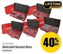 SuperCheap Auto ToolPro Selected Socket Sets offer