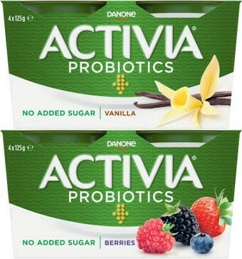 Coles Activia Probiotics Yoghurt 4x125g offer