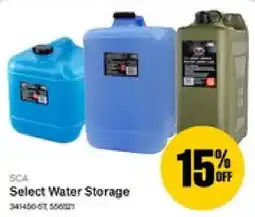 SuperCheap Auto SCA Select Water Storage offer