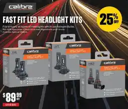 SuperCheap Auto Calibre Fast Fit LED Headlight Kit offer