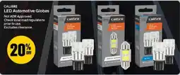 SuperCheap Auto Calibre LED Automotive Globes offer