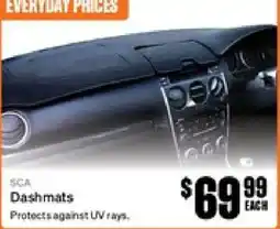 SuperCheap Auto SCA Dashmats offer
