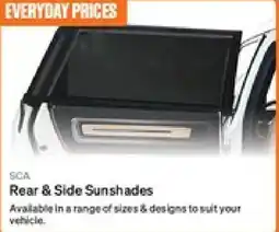 SuperCheap Auto SCA Rear & Side Sunshades offer