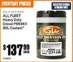 SuperCheap Auto Gulf Western All Fleet Heavy Duty Diesel Premix Coolant offer