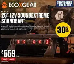 SuperCheap Auto EcoXGear 26" 12V SoundExtreme Soundbar offer