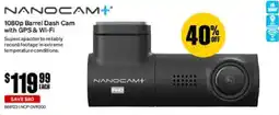 SuperCheap Auto Nanocam+ 1080p Barrel Dash Cam offer