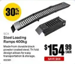SuperCheap Auto SCA Steel Loading Ramps 400kg offer
