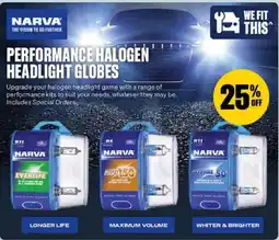 SuperCheap Auto Narva Performance Halogen Headlight Globes offer