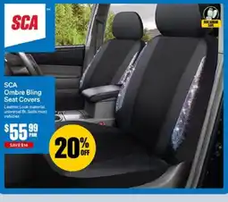 SuperCheap Auto SCA Ombre Bling Seat Covers offer