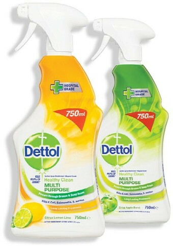 Coles Dettol Multi Purpose Triggers 750mL offer