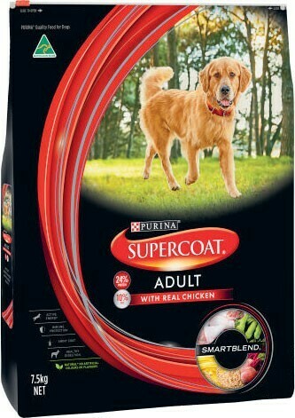 Coles Supercoat Dry Dog Food 7.5kg offer