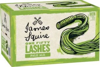 Coles James Squire 150 Lashes Pale Ale Bottles 24x345mL offer