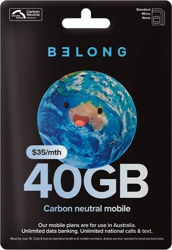 Coles Belong $35 Starter Pack offer