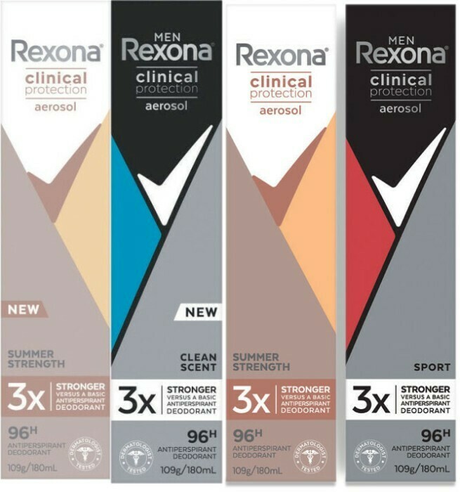 Rexona Clinical Aerosol Antiperspirant Deodorant 180mL offer at Coles